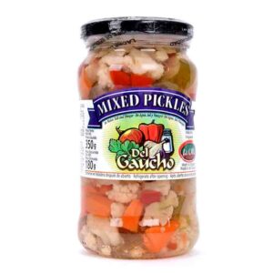 PICKLES MIXED EN VINAGRE DEL GAUCHO 350 GRS. (FCO.)