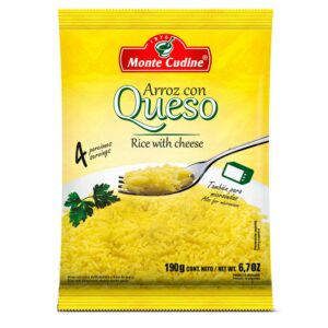 ARROZ MONTE CUDINE 190 GRS. C/QUESOS (1500514190)