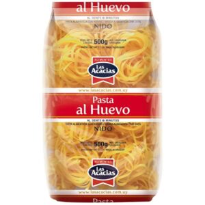 FIDEOS LAS ACACIAS AL HUEVO 500 GRS. NIDO
