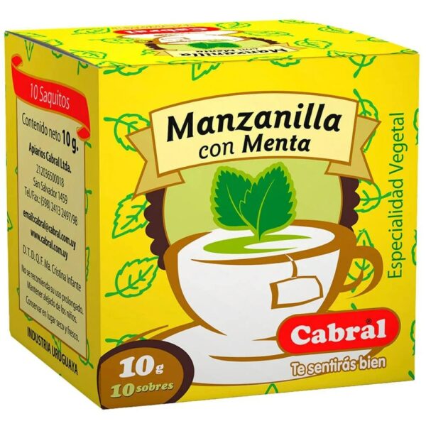 TE CABRAL MENTA 10 SAQUITOS TE CABRAL MENTA 10 SAQUITOS