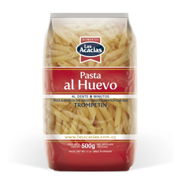 FIDEOS LAS ACACIAS AL HUEVO 500 GRS. TROMPETIN (211216) FIDEOS LAS ACACIAS AL HUEVO 500 GRS. TROMPETIN (211216)