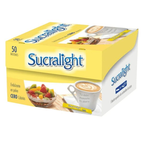 EDULCORANTE SUCRALIGHT SUCRALOSA 50 BASTONES/0,8 GR. (1415) EDULCORANTE SUCRALIGHT SUCRALOSA 50 BASTONES/0,8 GR. (1415)