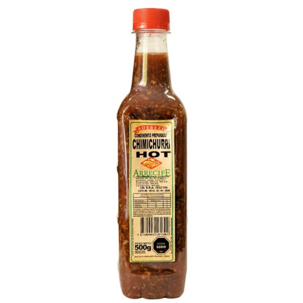 ADEREZO ARRECIFE CHIMICHURRI HOT 500 GRS. (BOTELLA) ADEREZO ARRECIFE CHIMICHURRI HOT 500 GRS. (BOTELLA)