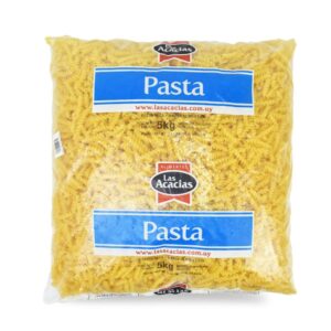FIDEOS LAS ACACIAS NATURAL 5 KG. TIRABUZON