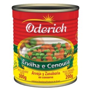 ARVEJAS / ZANAHORIAS ODERICH 300/200 GRS. (DUETO)