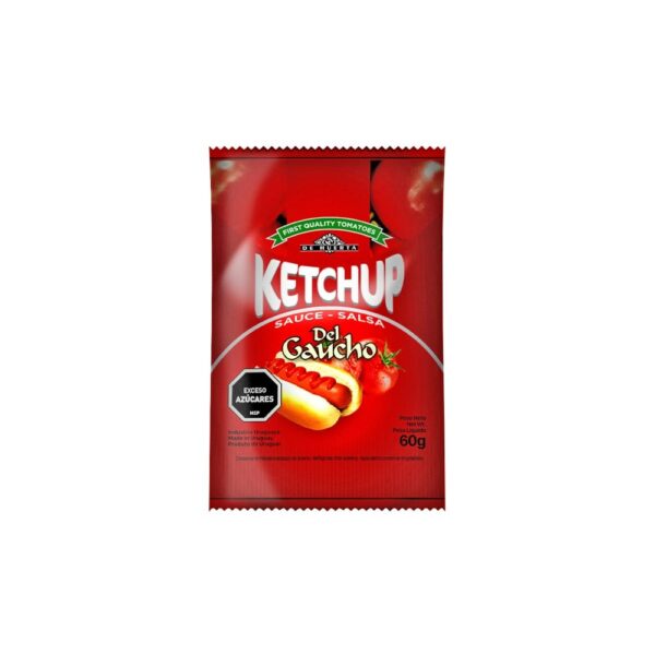 SALSA KETCHUP DEL GAUCHO 60 GRS. (SACHET) (KET0060) SALSA KETCHUP DEL GAUCHO 60 GRS. (SACHET) (KET0060)