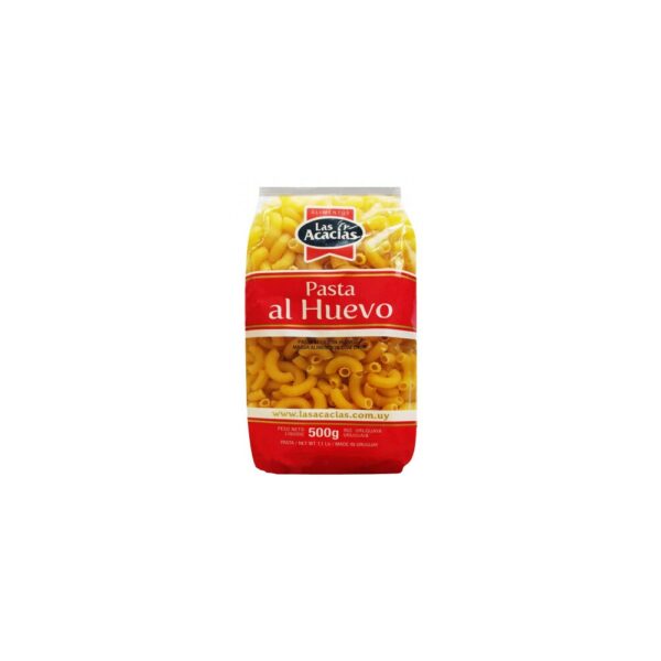 FIDEOS LAS ACACIAS AL HUEVO 500 GRS. CODITO FIDEOS LAS ACACIAS AL HUEVO 500 GRS. CODITO