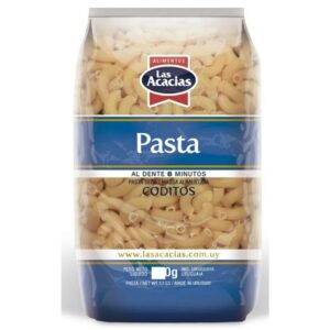FIDEOS LAS ACACIAS NATURAL 1 KG. CODITO (12301)