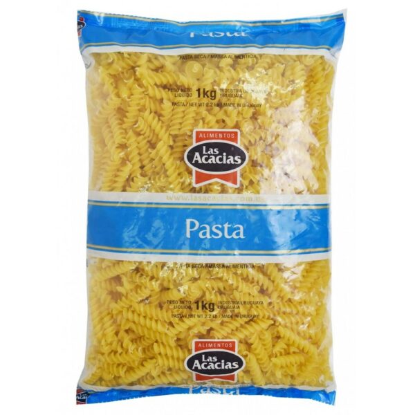 FIDEOS LAS ACACIAS NATURAL 1 KG. TIRABUZON (12315) FIDEOS LAS ACACIAS NATURAL 1 KG. TIRABUZON (12315)