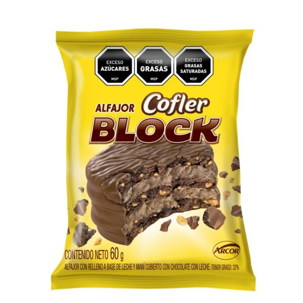 ALFAJOR ARCOR BLOCK 60 GRS. (1006596) ALFAJOR ARCOR BLOCK 60 GRS. (1006596)