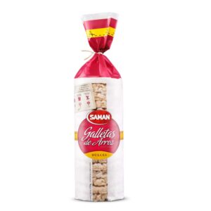 GALLETA DE ARROZ SAMAN DULCE 0% AZÚCAR 130 GRS. (509)