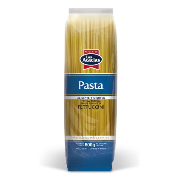 FIDEOS LAS ACACIAS NATURAL 500 GRS. FETTUCCINI (112237) FIDEOS LAS ACACIAS NATURAL 500 GRS. FETTUCCINI (112237)