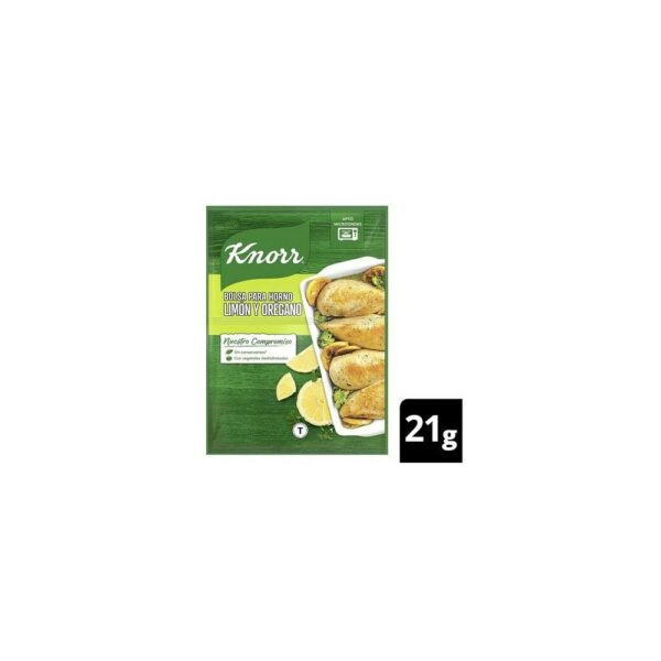 BOLSA P/HORNO KNORR P/POLLO LIMON Y OREGANO 21 GRS. (64907334) BOLSA P/HORNO KNORR P/POLLO LIMON Y OREGANO 21 GRS. (64907334)