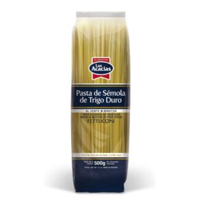 FIDEOS LAS ACACIAS P. DURA SEMOLA 500 GRS. FETTUCCINI (13237)