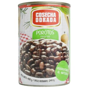 POROTO NEGRO COSECHA DORADA 300/400 GRS. LATA (249)