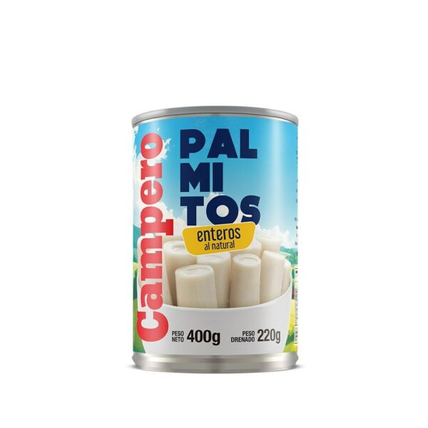 PALMITOS ENTEROS CAMPERO 400 GRS. (057) PALMITOS ENTEROS CAMPERO 400 GRS. (057)