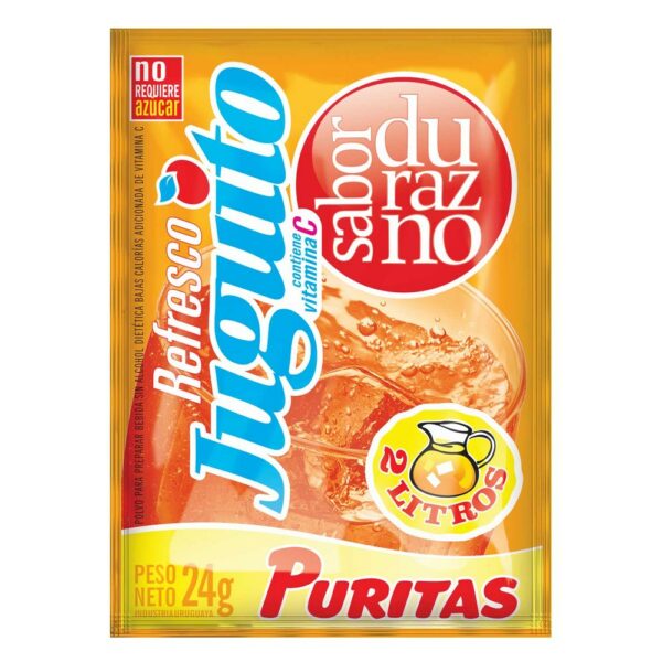 REFRESCO PURITAS 24 GRS. DURAZNO (612) REFRESCO PURITAS 24 GRS. DURAZNO (612)