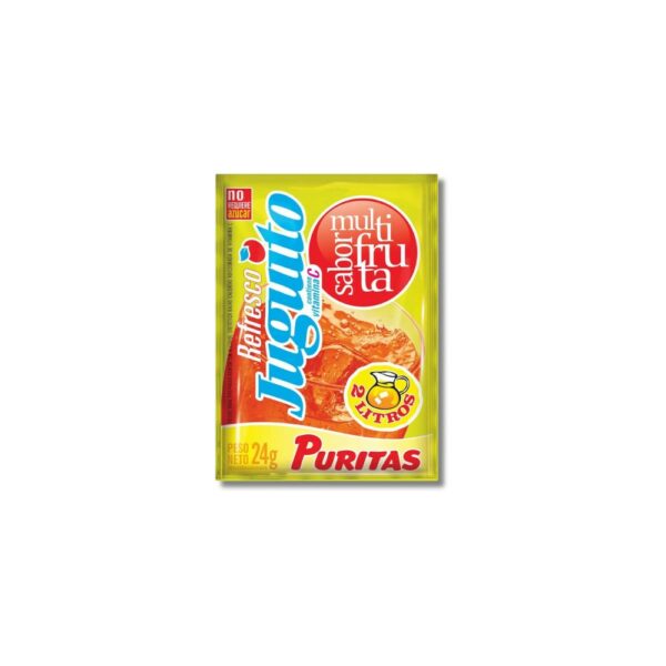 REFRESCO PURITAS 24 GRS. MULTIFRUTA (610) REFRESCO PURITAS 24 GRS. MULTIFRUTA (610)
