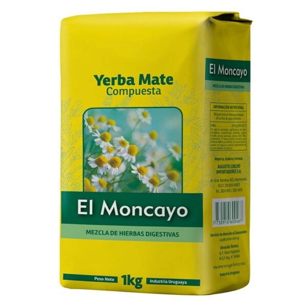 YERBA EL MONCAYO C/HIERBAS DIGESTIVAS 1 KG. (46) YERBA EL MONCAYO C/HIERBAS DIGESTIVAS 1 KG. (46)