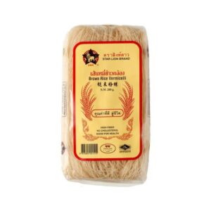 FIDEOS DE ARROZ STAR LION 200 GRS. VERMICHELLI INTEGRAL