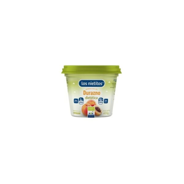 MERMELADA LOS NIETITOS 0% AZUCAR POTE 400 GRS. DURAZNO
