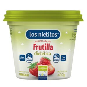 MERMELADA LOS NIETITOS 0% AZUCAR POTE 400 GRS. FRUTILLA