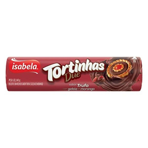 GALLETITA ISABELA TORTINHAS 140 GRS. DUE TRUFA Y JALEA GALLETITA ISABELA TORTINHAS 140 GRS. DUE TRUFA Y JALEA