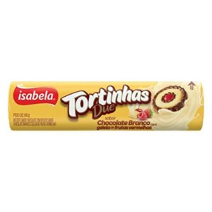 GALLETITA ISABELA TORTINHAS 140 GRS. DUE CHOC. BCO. Y JALEA(0101246381)