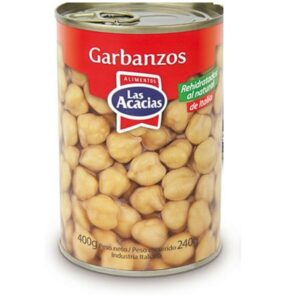 GARBANZO LAS ACACIAS 400 GRS. LATA C/A/FACIL (2020)