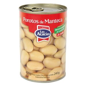 POROTO MANTECA LAS ACACIAS 400 GRS. LATA C/A/FACIL (2021)