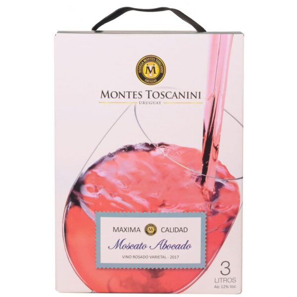 VINO TOSCANINI 3 LTS. ROSADO MOSCATEL DULCE (ENV. DESC.) VINO TOSCANINI 3 LTS. ROSADO MOSCATEL DULCE (ENV. DESC.)