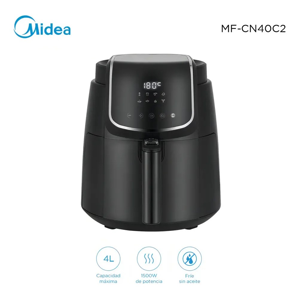 114207-2 FREIDORA MIDEA SIN ACEITE MF-CN40C2 DIGITAL 3,5 LTS.