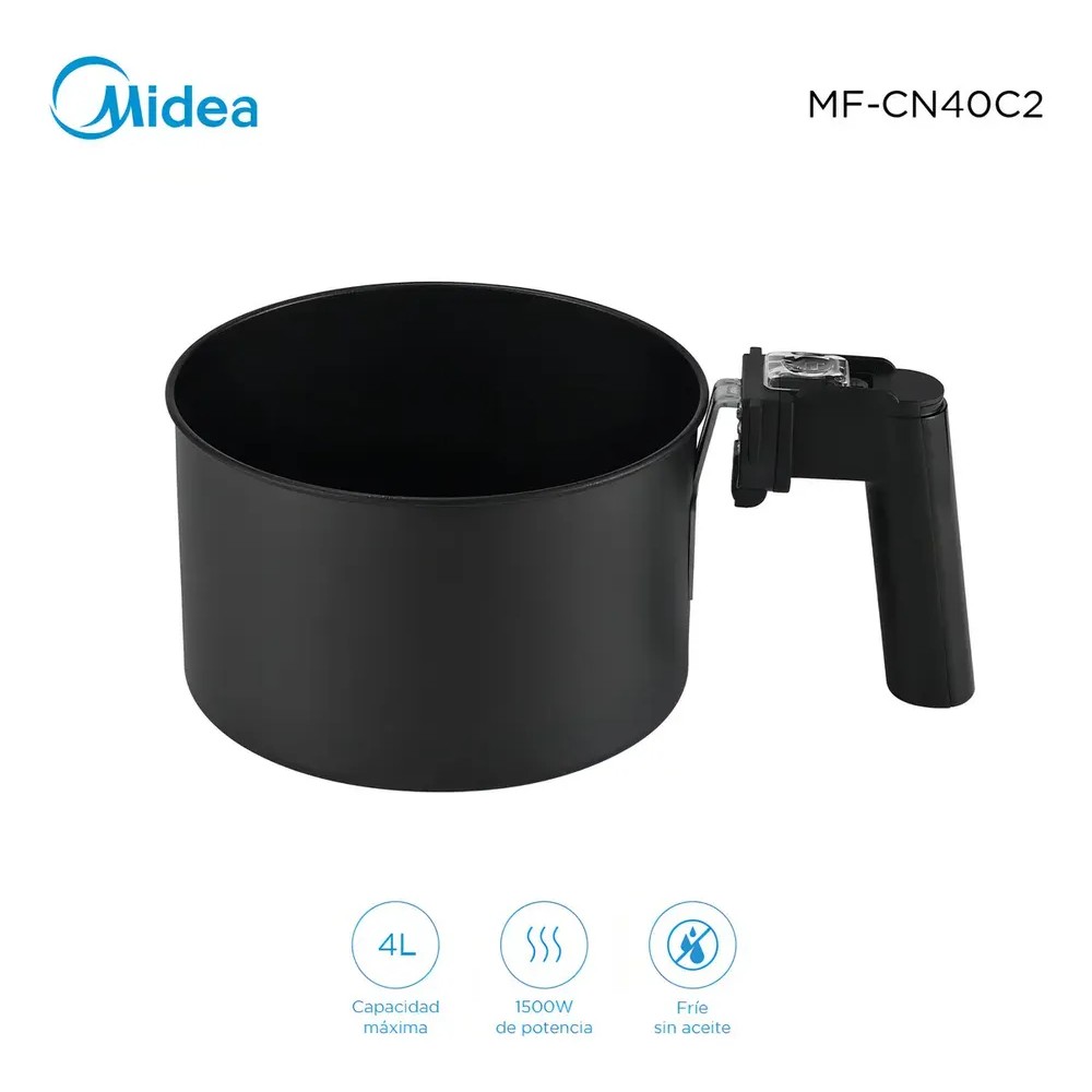 114207-6 FREIDORA MIDEA SIN ACEITE MF-CN40C2 DIGITAL 3,5 LTS.