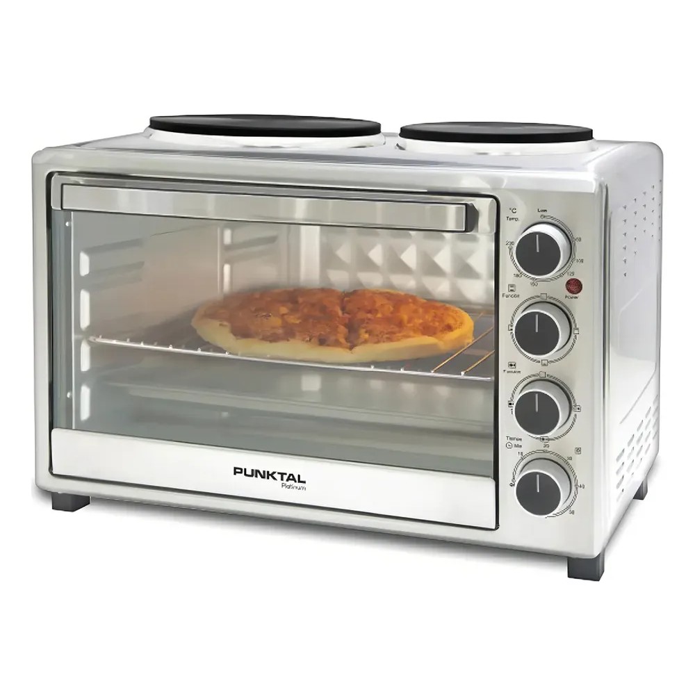 HORNO ELECTRICO PUNKTAL PK-36 INOX - 2 DISCOS 35 LT. (3730)