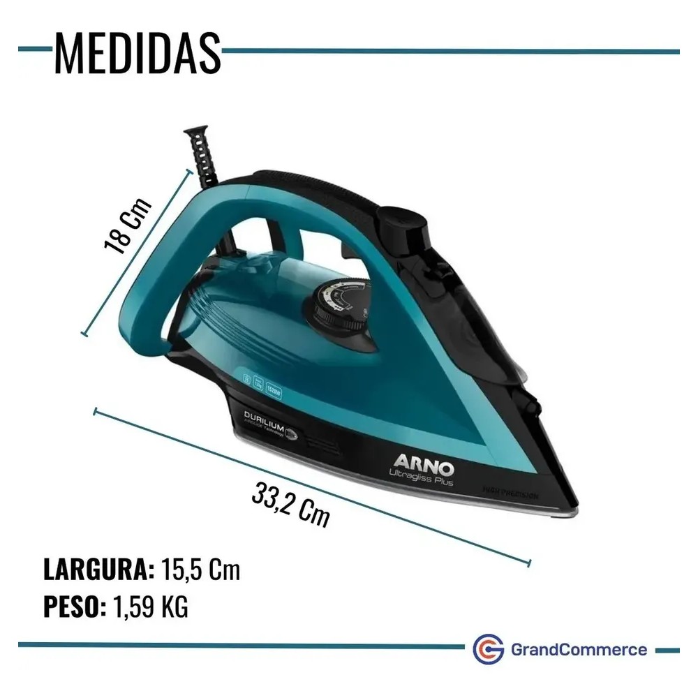 120439-8 PLANCHA ARNO A VAPOR ULTRAGLISS PLUS (FV5801B2)