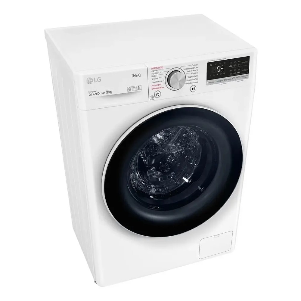 122000-3 LAVASECARROPA LG INVERTER WD9WVC4S6 9 KG. C/FRONTAL BCO.