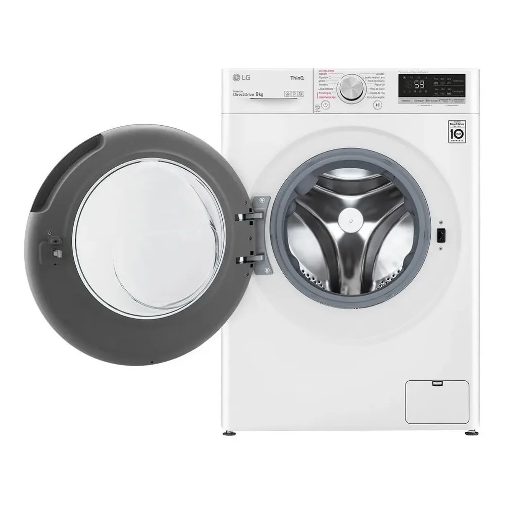 122000-6 LAVASECARROPA LG INVERTER WD9WVC4S6 9 KG. C/FRONTAL BCO.