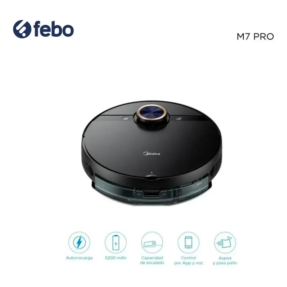 123690-4 ASPIRADORA Y TRAPEADORA MIDEA ROBOT M7PRO CAP. 430 ML.