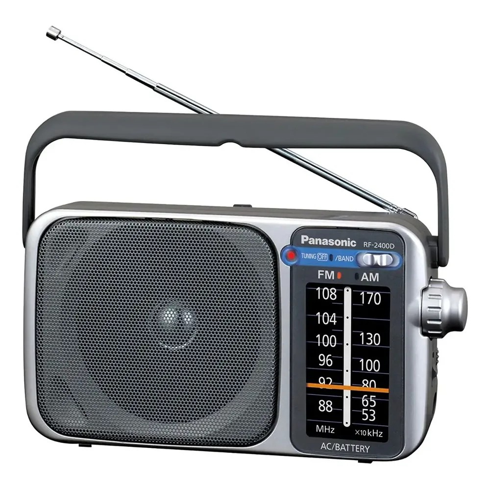 123775-1 RADIO PORTATIL PANASONIC RF-2400 AM/FM ELECT. Y A PILAS