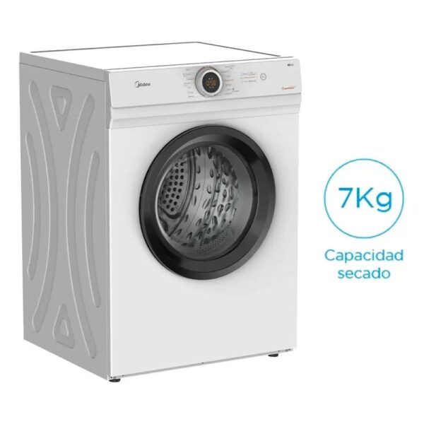 123932-2 SECARROPAS MIDEA MD100A70/W 7 KG. C/FRONTAL TITANIUM