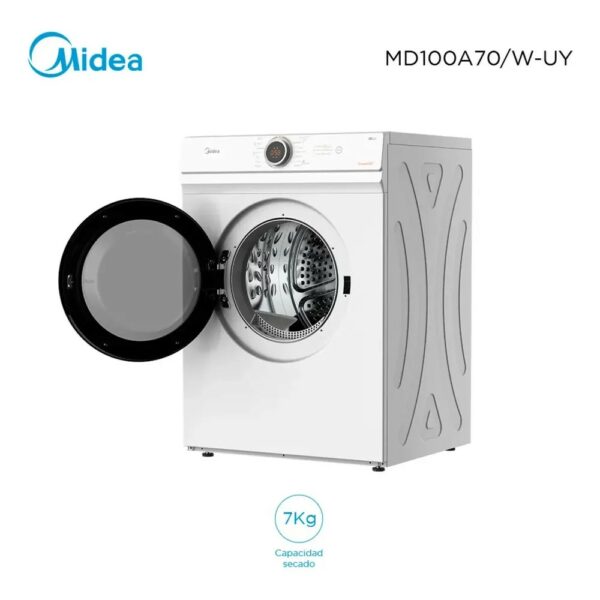 123932-4 SECARROPAS MIDEA MD100A70/W 7 KG. C/FRONTAL TITANIUM