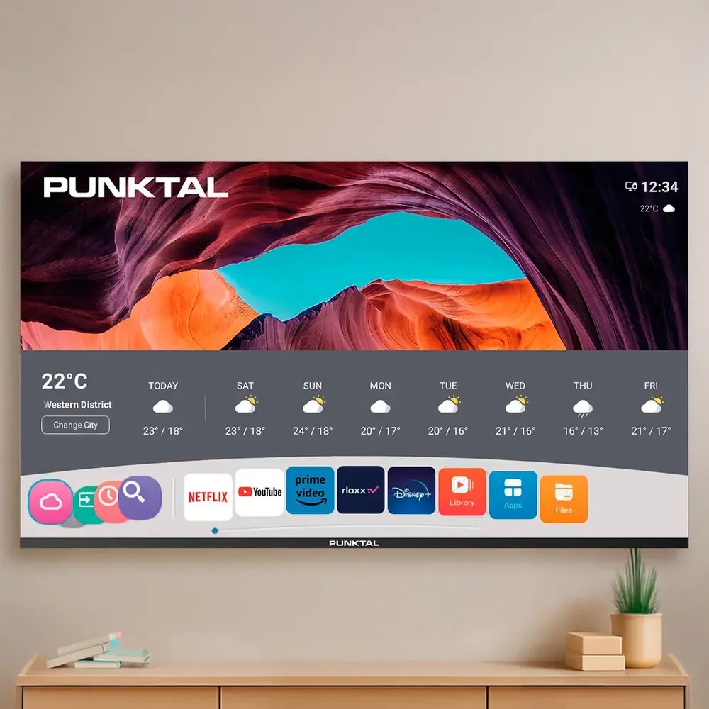 124012-2 TELEVISOR PUNKTAL LED 50" PK-50 WOS SMART FRAMELESS (3804)