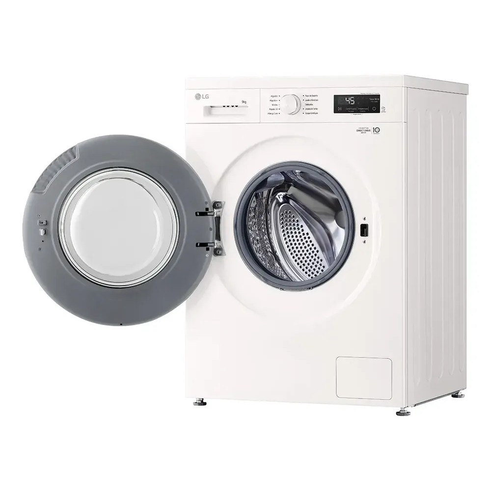 124190-3 LAVARROPA LG INVERTER WM9GWVFS6 9 KG. C/FRONTAL
