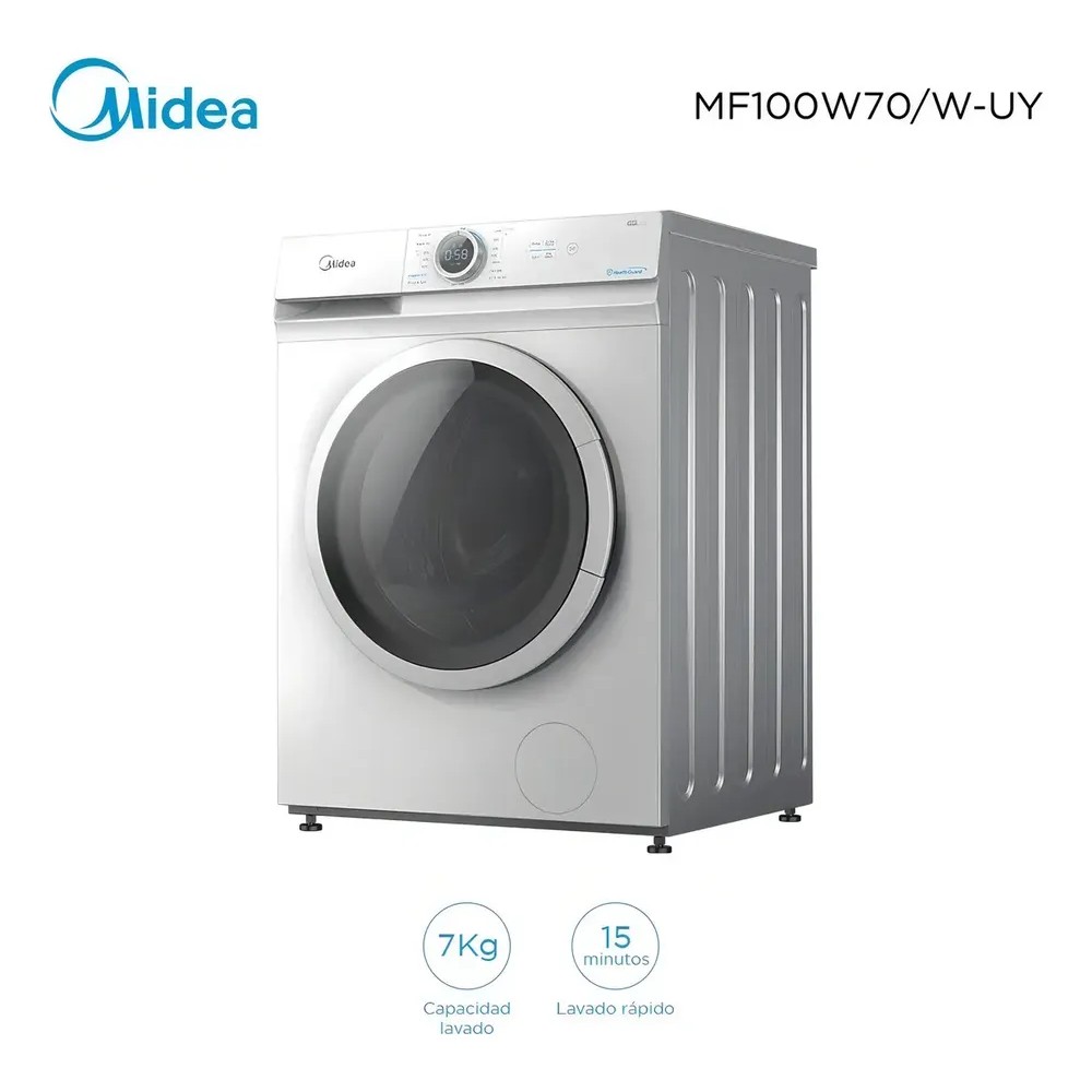 124761-3 LAVARROPA MIDEA MF100W70/WB-UY 7 KG. C/FRONTAL BLANCO