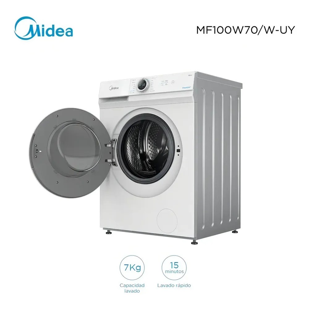 124761-4 LAVARROPA MIDEA MF100W70/WB-UY 7 KG. C/FRONTAL BLANCO