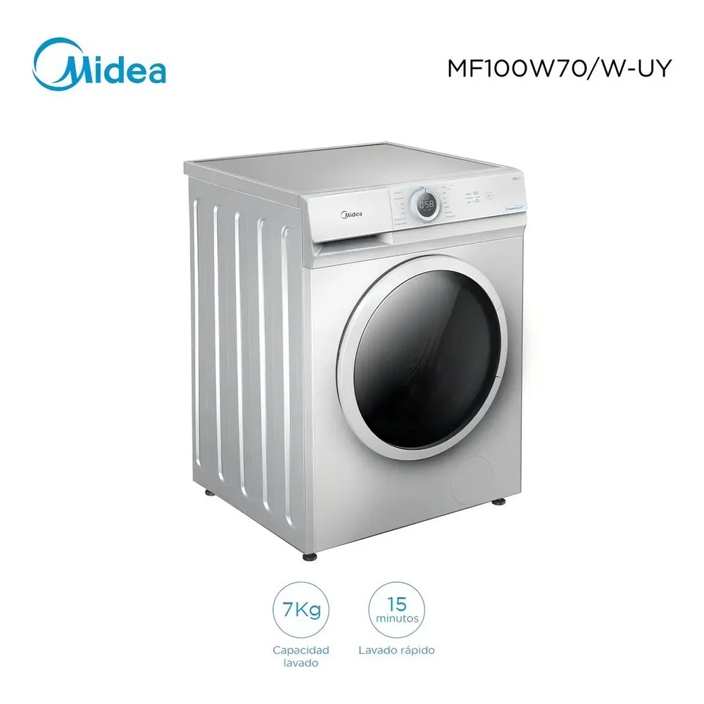 124761-5 LAVARROPA MIDEA MF100W70/WB-UY 7 KG. C/FRONTAL BLANCO