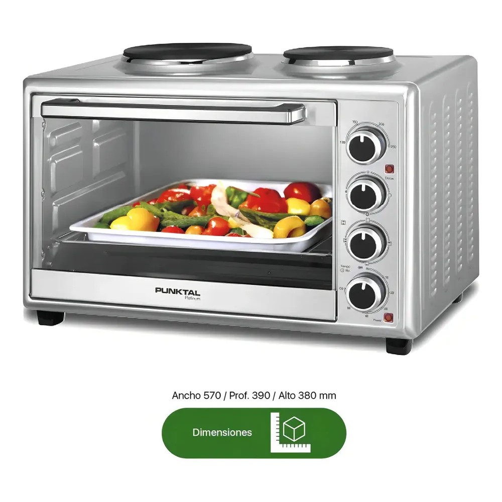 HORNO ELECTRICO PUNKTAL PK-48 LIX - 2 DISCOS 48 LT. (5764)