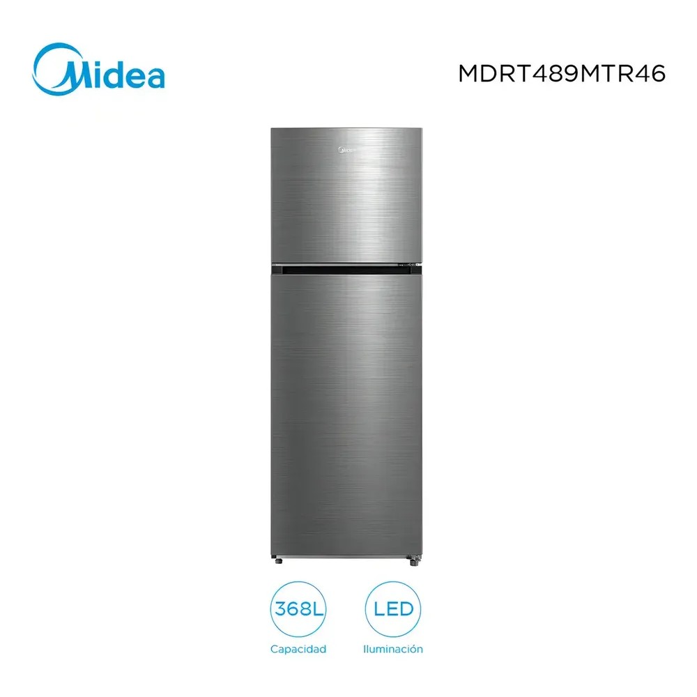 125062-2 REFRIGERADOR MIDEA INVERTER MDRT489MTR46WINV 368 LT. F. SECO C/DISP. INOX
