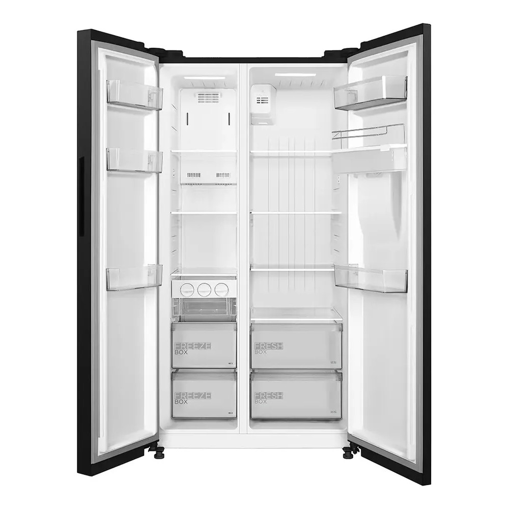 125063-2 REFRIGERADOR MIDEA INVERTER MDRS710FGG28W 587 LT. F. SECO C/DISP. BLACK