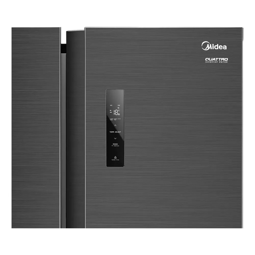 125063-5 REFRIGERADOR MIDEA INVERTER MDRS710FGG28W 587 LT. F. SECO C/DISP. BLACK